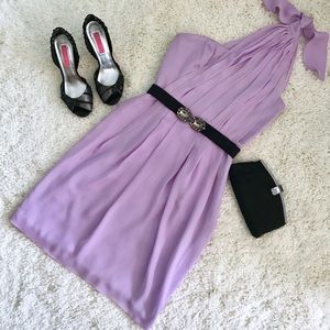 BCBG 💎 One Shoulder Lavender Dress